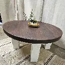 table salon chêne Casement Fusion Mineral Paint et SFO Cappucino l'atelier d'ama 3.webp