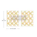 Redesign transfert pour meuble A4 - Golden Lacework