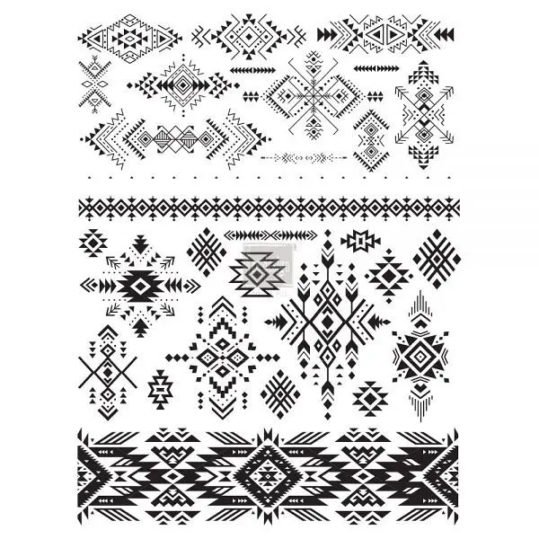 Large decor transfer - Folk I